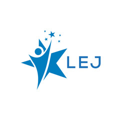 JEJ Letter logo white background .JEJ Business finance logo design vector image in illustrator .JEJ letter logo design for entrepreneur and business.
 - obrazy, fototapety, plakaty