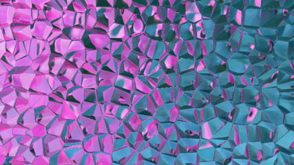 Texture of wet colorful labradorite gem stones, 3D rendering