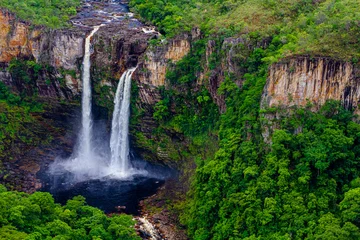  Cachoeira Saltos do Rio Preto Waterfall, Chapada dos Veadeiros, Brazilian Savannah, Brazil © Otavio Lino