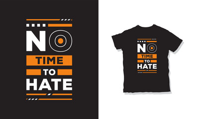 No time to hate