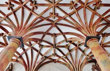 Netzgewölbe, Stadtpfarrkirche, Münnerstadt 