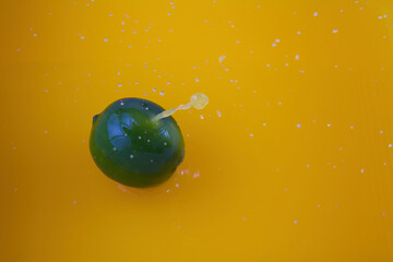 lime splash orange juice organic fruits natural splashing drink