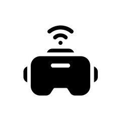 virtual reality glyph icon