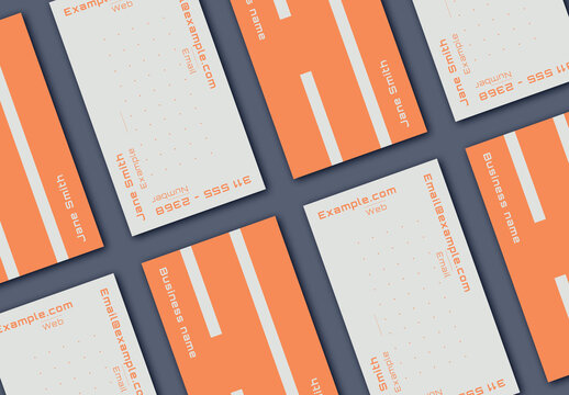 Orange Business Card
