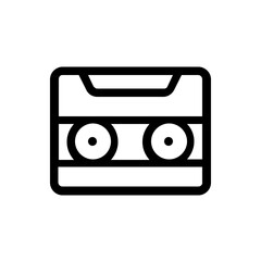 cassette line icon