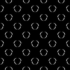 Seamless stylized circles, curves pattern. Rounds ornament. Ethnical image. Tribal backdrop. Folkloric background. Polka dot motif. Ethnic print, folk design, abstract wallpaper. Geometric vector.