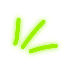 Obraz premium neon manga effect 