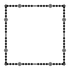 art geometric square frame
