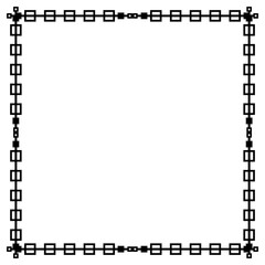 art geometric square frame
