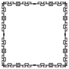 art geometric square frame
