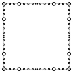 art geometric square frame
