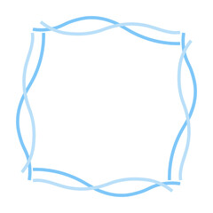 curve line square frame
