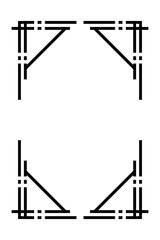 line border rectangle frame
