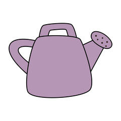 Obraz premium metal watering can icon.