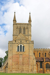 Pershore Abbey in Worcestershire, England,	