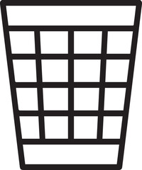 vector icon trash can. Delete icon vector, Trash can, bin, Garbage sign isolated on white background.