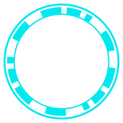 tech circle frame
