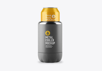 Can Cooler Mockup