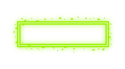 Obraz premium neon glitter rectangle frame 