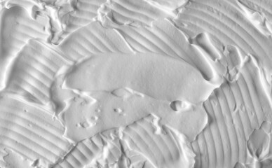 Shaving foam, cream surface, background and texture 