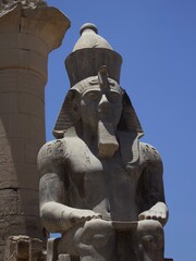 Statue of a pharaoh 