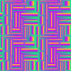 Colorful squares seamless pattern. Patchwork abstract background. Vector illustration.