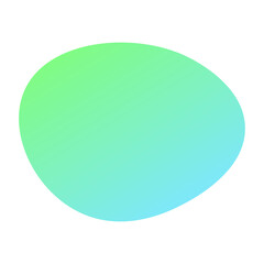 Abstract liquid shape modern gradient color style