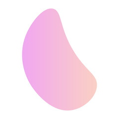 Abstract liquid shape modern gradient color style
