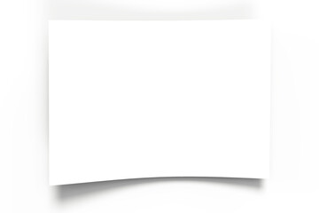 blank white paper on a wall