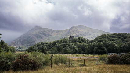 landscape with clouds