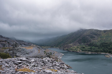 landscape with clouds