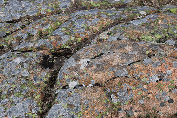 Abstraction in rocks outdoors