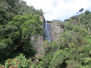 waterfall in the mountain