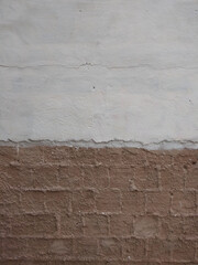 white brick wall