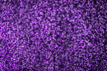 Purple blurry glitter bokeh bg texture