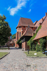 Fototapeta na wymiar Historical Teutonic Castle in Malbork Poland