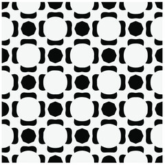 Design seamless monochrome geometric pattern. Abstract background. Vector art.Perfect for site backdrop, wrapping paper, wallpaper, textile and surface design. 