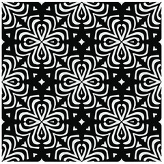 Design seamless monochrome geometric pattern. Abstract background. Vector art.Perfect for site backdrop, wrapping paper, wallpaper, textile and surface design. 