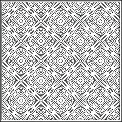 Vector pattern with symmetrical elements . Repeating geometric tiles from striped elements.Monochrome texture.Black and 
white pattern for wallpapers and backgrounds.line art.