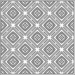 Vector pattern with symmetrical elements . Repeating geometric tiles from striped elements.Monochrome texture.Black and 
white pattern for wallpapers and backgrounds.line art.