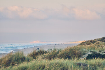 evening at the danish coast at Blokhus. High quality photo