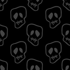 Halloween celebration seamless pattern