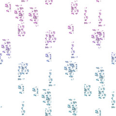 Isolated transparent abstract glitch art shape element.