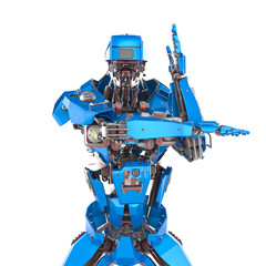 cyber mech is ready to fight