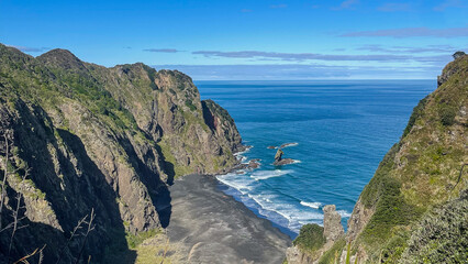 Paradise beach in New Zealand.