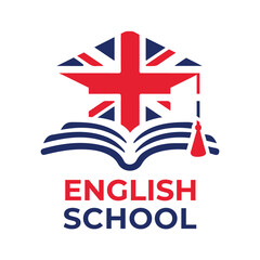 Vector logo of the English language school