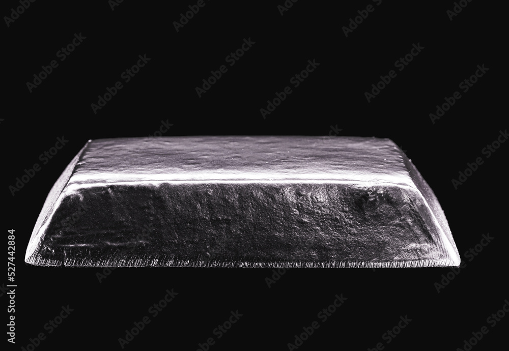 Canvas Prints aluminum nugget, ore used in the industry as a structural material in planes, boats, automobiles, Packaging such as aluminum foil, light and resistant metal that does not oxidize