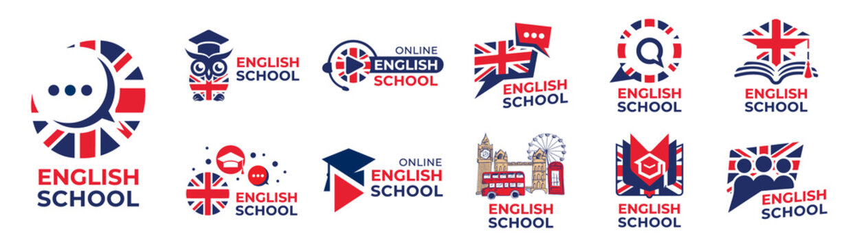 Vector Logo Of The English Language School