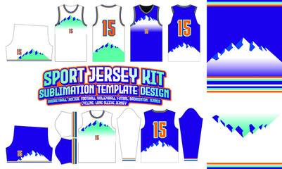 utah jazz jersey Printing Template Design pattern Sublimation Soccer Football Badminton Basketball Futsal Volleyball