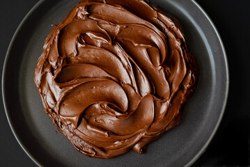 chocolate cake on a plate